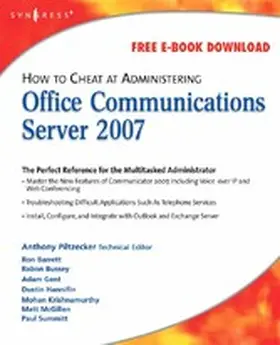 Piltzecker |  How to Cheat at Administering Office Communications Server 2007 | eBook | Sack Fachmedien