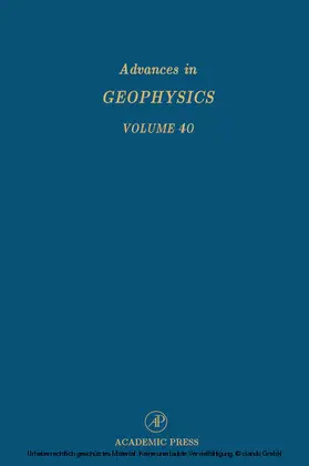 Dmowska / Saltzman |  Advances in Geophysics | eBook | Sack Fachmedien