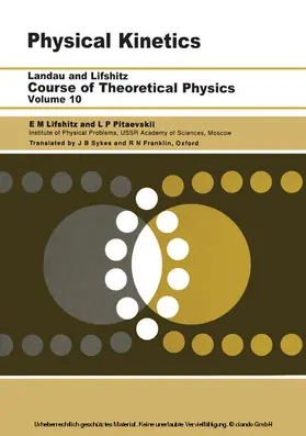 Pitaevskii / Lifshitz | Physical Kinetics | E-Book | sack.de