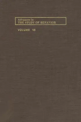 Beer / Busnel / Slater |  Advances in the Study of Behavior | eBook | Sack Fachmedien