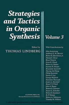 Lindberg |  Strategies and Tactics in Organic Synthesis | eBook | Sack Fachmedien