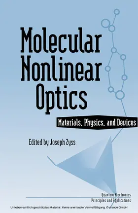 Zyss / Kelley | Molecular Nonlinear Optics | E-Book | sack.de
