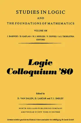 Dalen / Smiley / Lascar |  Logic Colloquium '80 | eBook | Sack Fachmedien