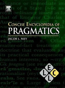 Mey |  Concise Encyclopedia of Pragmatics (online) | eBook | Sack Fachmedien