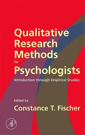 Fischer |  Qualitative Research Methods for Psychologists | Buch |  Sack Fachmedien