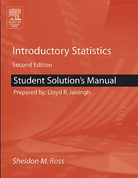 Ross |  Student Solutions Manual for Introductory Statistics | Buch |  Sack Fachmedien