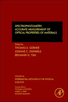 Spectrophotometry: Accurate Measurement of Optical Properties of Materials | Buch | 978-0-12-386022-4 | sack.de