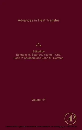 Sparrow / Cho / Abraham |  Advances in Heat Transfer | eBook | Sack Fachmedien