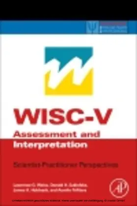Weiss / Saklofske / Holdnack |  WISC-V Assessment and Interpretation | eBook | Sack Fachmedien
