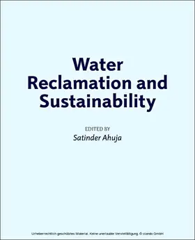Ahuja | Water Reclamation and Sustainability | E-Book | sack.de