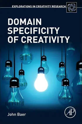 Baer | Domain Specificity of Creativity | Buch | 978-0-12-799962-3 | sack.de