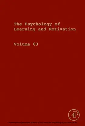  Psychology of Learning and Motivation | eBook | Sack Fachmedien