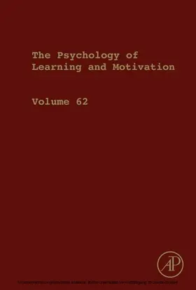  Psychology of Learning and Motivation | eBook | Sack Fachmedien