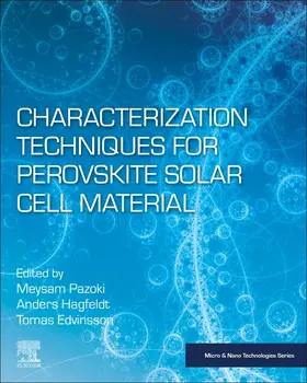 Pazoki / Edvinsson | Characterization Techniques for Perovskite Solar Cell Materials | Buch | 978-0-12-814727-6 | sack.de