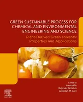 Inamuddin / Boddula / Asiri |  Green Sustainable Process for Chemical and Environmental Engineering and Science | eBook | Sack Fachmedien