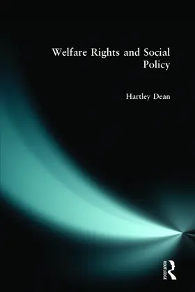 Dean |  Welfare Rights and Social Policy | Buch |  Sack Fachmedien