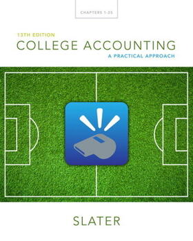 Slater |  College Accounting | Buch |  Sack Fachmedien
