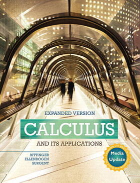 Bittinger / Ellenbogen / Surgent |  Calculus and Its Applications Expanded Version Media Update | Buch |  Sack Fachmedien
