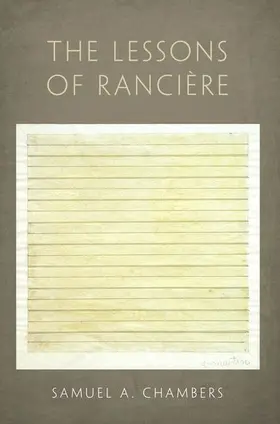 Chambers |  The Lessons of Ranciere | Buch |  Sack Fachmedien