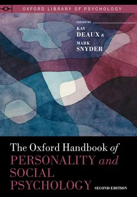 Deaux / Snyder |  Oxford Handbook of Personality and Social Psychology | Buch |  Sack Fachmedien