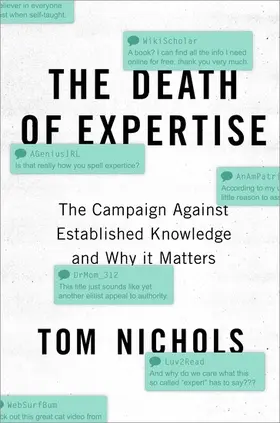 Nichols |  The Death of Expertise | Buch |  Sack Fachmedien