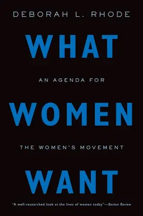 Rhode |  What Women Want | Buch |  Sack Fachmedien