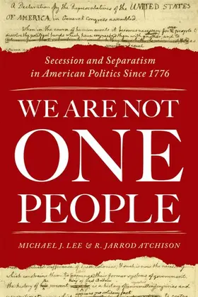 Lee / Atchison |  We Are Not One People | Buch |  Sack Fachmedien