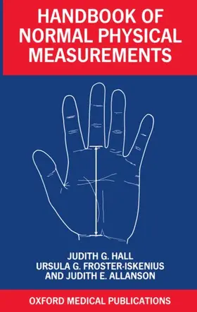 Hall / Froster-Iskenius / Allanson |  Handbook of Normal Physical Measurements | Buch |  Sack Fachmedien