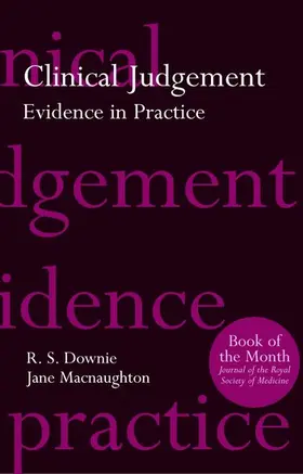 Downie / Macnaughton |  Clinical Judgement | Buch |  Sack Fachmedien
