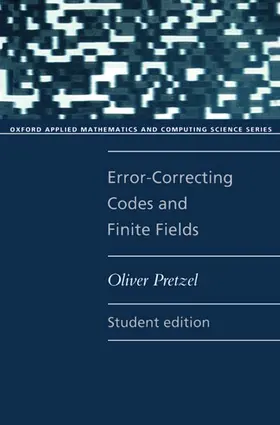 Pretzel |  Error-Correcting Codes and Finite Fields | Buch |  Sack Fachmedien