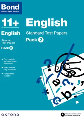 Lindsay |  Bond 11+: English: Standard Test Papers: Ready for the 2026 exam (for GL Assessment & other 11 plus exams) | Buch |  Sack Fachmedien