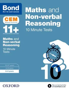 Hughes |  Bond 11+: Maths & Non-verbal Reasoning: CEM 10 Minute Tests | Buch |  Sack Fachmedien