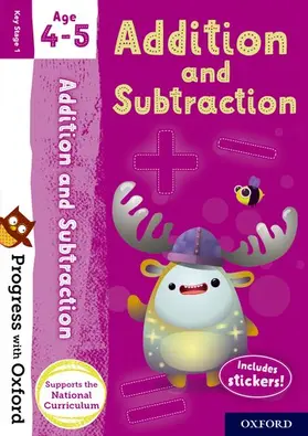 Clare |  Progress with Oxford: Progress with Oxford: Addition and Subtraction Age 4-5 - Practise for School with Essential Maths Skills | Buch |  Sack Fachmedien