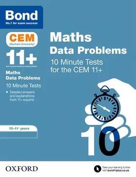 Clare |  Bond 11+: CEM Maths Data 10 Minute Tests: Ready for the 2025 Cambridge Select Insight exam | Buch |  Sack Fachmedien