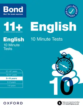 Lindsay |  Bond 11+ 10 Minute Tests English 9-10 years: For 11+ GL assessment and Entrance Exams | Buch |  Sack Fachmedien