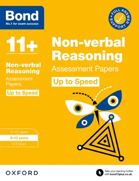 Primrose |  Bond 11+: Bond 11+ Non-verbal Reasoning Up to Speed Assessment Papers with Answer Support 9-10 Years | Buch |  Sack Fachmedien