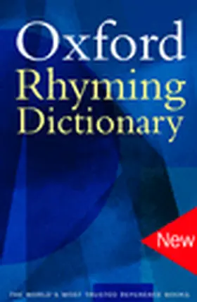 Upton |  Oxford Rhyming Dictionary | Buch |  Sack Fachmedien