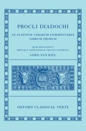 Riel |  Procli Diadochi | Buch |  Sack Fachmedien