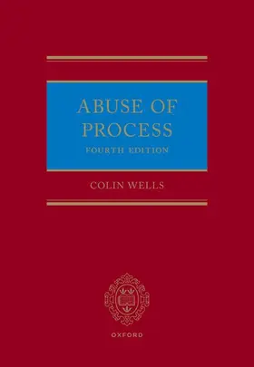 Wells |  Abuse of Process | Buch |  Sack Fachmedien
