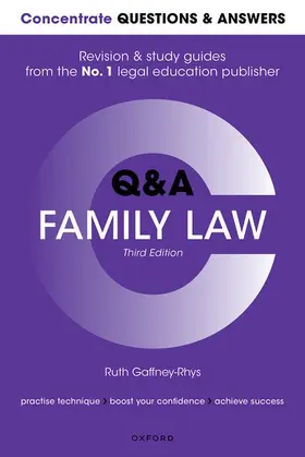 Gaffney-Rhys |  Concentrate Questions and Answers Family Law | Buch |  Sack Fachmedien