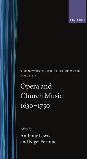 Lewis / Fortune |  Opera and Church Music 1630-1750 | Buch |  Sack Fachmedien