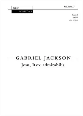  Jesu, Rex admirabilis | Sonstiges |  Sack Fachmedien