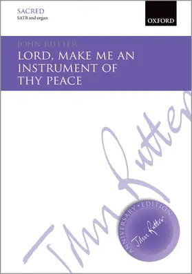  Lord, make me an instrument of thy peace | Sonstiges |  Sack Fachmedien