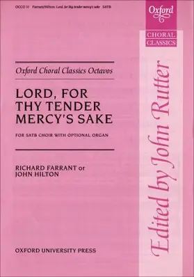 Rutter |  Lord, for thy tender mercy's sake | Sonstiges |  Sack Fachmedien