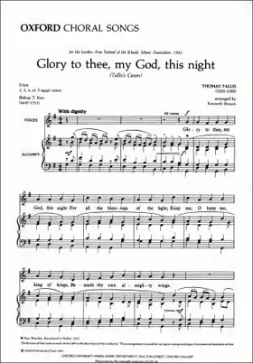 Brown |  Glory to Thee my God this night | Sonstiges |  Sack Fachmedien