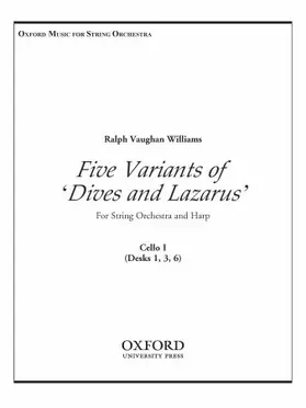 Vaughan Williams |  Five Variants on 'Dives and Lazarus' | Buch |  Sack Fachmedien