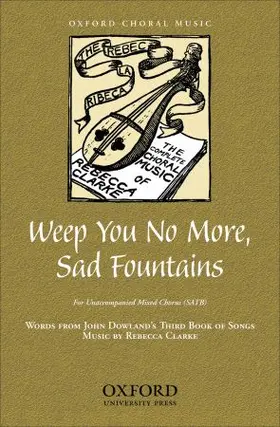  Weep you no more, sad fountains | Sonstiges |  Sack Fachmedien