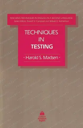 Madsen |  Techniques in Testing | Buch |  Sack Fachmedien
