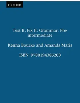 Bourke / Maris |  Test it, Fix it English Grammar: Pre-Intermediate | Buch |  Sack Fachmedien