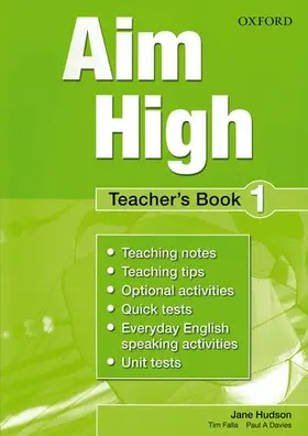 Hudson / Falla / Davies |  Aim High: Level 1: Teacher's Book | Buch |  Sack Fachmedien